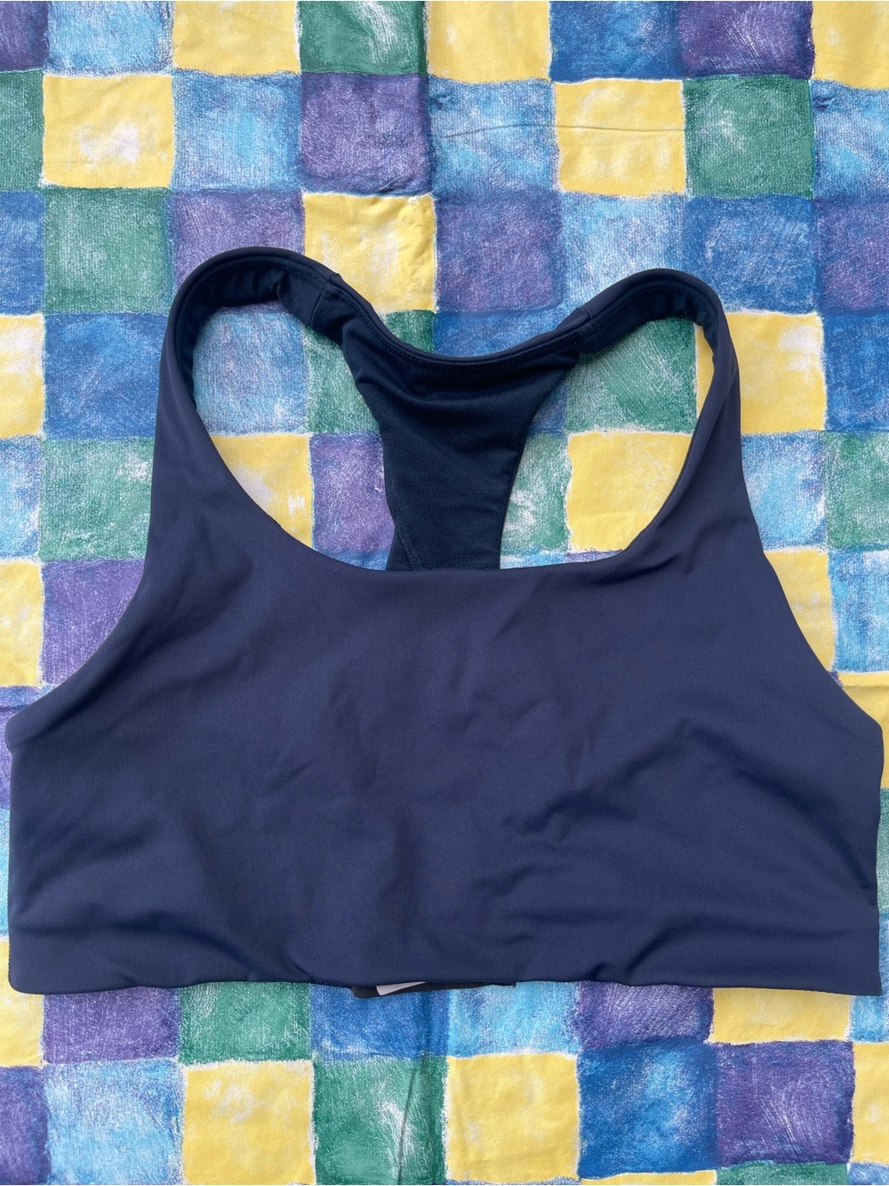 lululemon athletica Navy Racerback Sports Bra